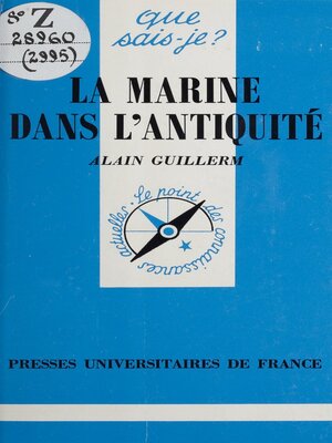 cover image of La marine dans l'antiquité
